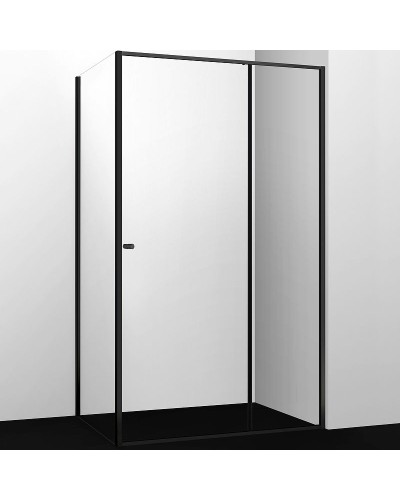 Душевой уголок WasserKRAFT Dill 120x80 61S06 профиль Черный матовый стекло прозрачное