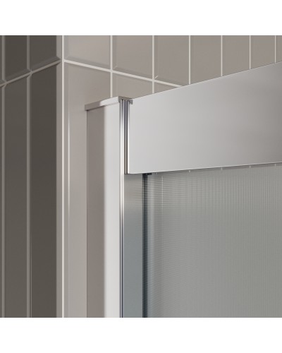 Душевой уголок BelBagno LUCE-AH-2-100/80-P-Cr