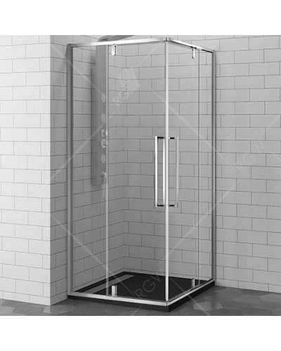 Душевой уголок RGW Stilvoll SV-33 80х80 06323388-11 профиль Хром стекло прозрачное