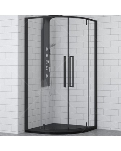 Душевой уголок RGW Stilvoll SV-53-B 80х80 06325388-14 профиль Черный стекло прозрачное