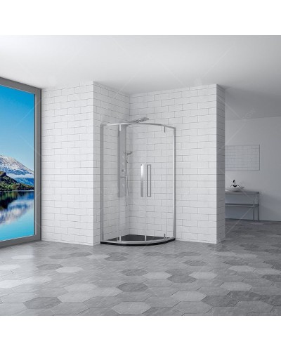 Душевой уголок RGW Stilvoll SV-53 100х100 06325300-11 профиль Хром стекло прозрачное