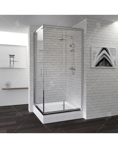 Душевой уголок RGW Passage PA-31 80х80 02083188-11 профиль Хром стекло прозрачное