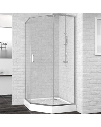 Душевой уголок RGW Passage PA-86 100х100 38088600-11 профиль Хром стекло прозрачное
