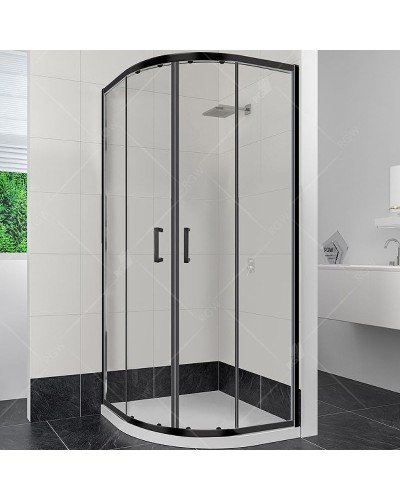 Душевой уголок RGW Classic CL-53-B 90х90 06095399-14 профиль Черный стекло прозрачное
