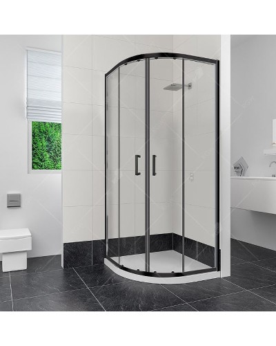 Душевой уголок RGW Classic CL-53-B 90х90 06095399-14 профиль Черный стекло прозрачное