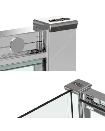 Душевой уголок RGW Classic CL-54 80х80 32095488-11 профиль Хром стекло прозрачное