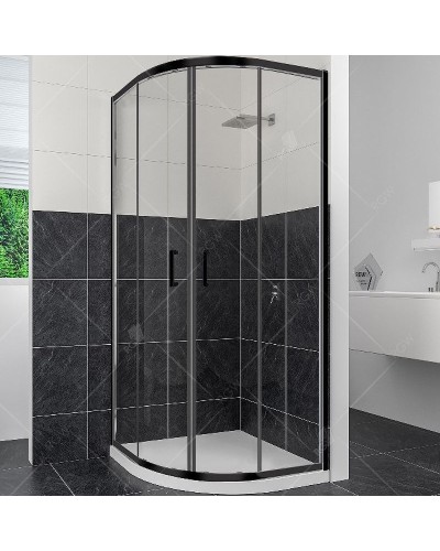 Душевой уголок RGW Classic CL-54-B 90х90 32095499-14 профиль Черный стекло прозрачное
