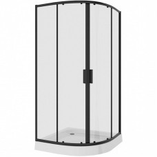 Душевой уголок Niagara Nova NG-6807-08 BLACK 100х100 профиль Черный стекло прозрачное