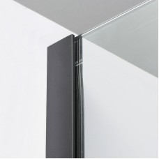 Душевой уголок WasserKRAFT Elbe 100x100 74P19 профиль Черный матовый стекло прозрачное