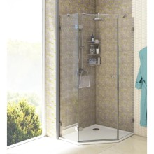 Душевой уголок 98х98 см Акватон Lax FES L 1AX023SSXX000 прозрачное