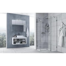 Душевой уголок 98х98 см Акватон Lax FES L 1AX023SSXX000 прозрачное