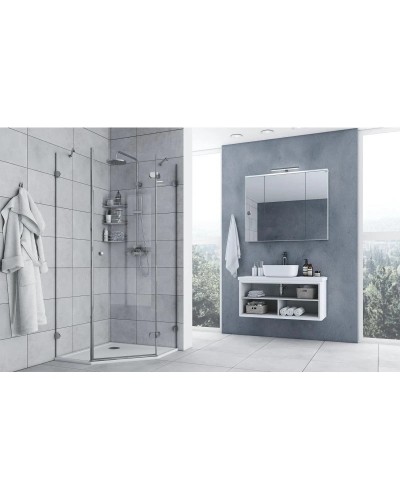 Душевой уголок 88х88 см Акватон Lax FES R 1AX022SSXX000 прозрачное