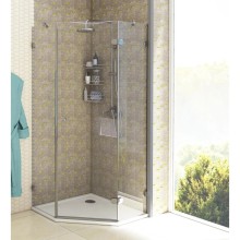 Душевой уголок 88х88 см Акватон Lax FES R 1AX022SSXX000 прозрачное