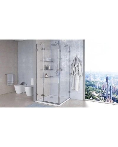 Душевой уголок 98х98 см Акватон Lax SQR L 1AX019SSXX000 прозрачное