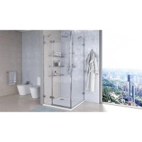 Душевой уголок 88х88 см Акватон Lax SQR L 1AX017SSXX000 прозрачное