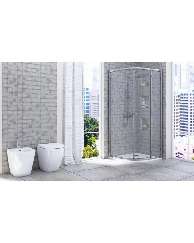Душевой уголок 100х100 см Акватон Ritsa 1AX007SSXX000 прозрачное