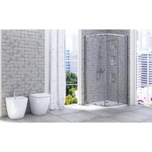 Душевой уголок 80Х80 см Акватон Ritsa 1AX005SSXX000 прозрачное