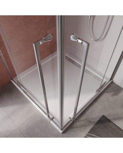 Душевой уголок CEZARES LINER-AH-2-120/90-C-Cr-R правый