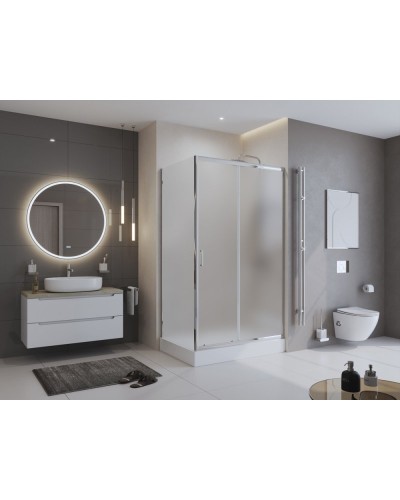 Душевой уголок BelBagno UNO-195-AH-1-100/80-P-Cr