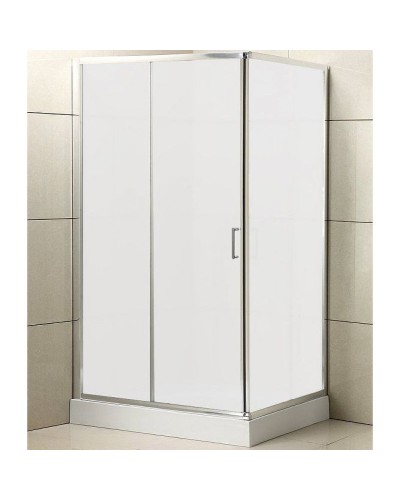 Душевой уголок BelBagno Unique 135х100 UNIQUE-AH-1-120/135-100-M-Cr профиль Хром стекло матовое