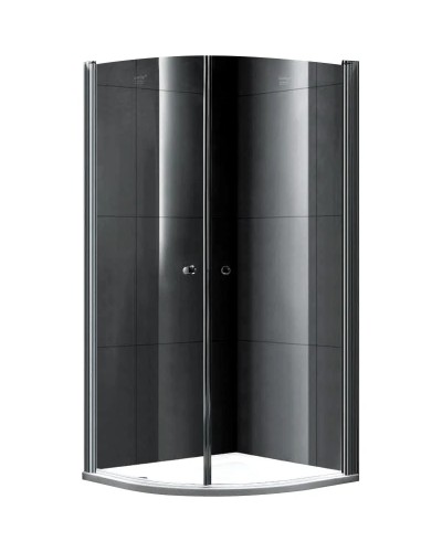 Душевой уголок 80x80 см Gemy New Rockcoco S03062B прозрачное