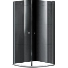 Душевой уголок 100х100 см Gemy New Rockcoco S03082B прозрачное