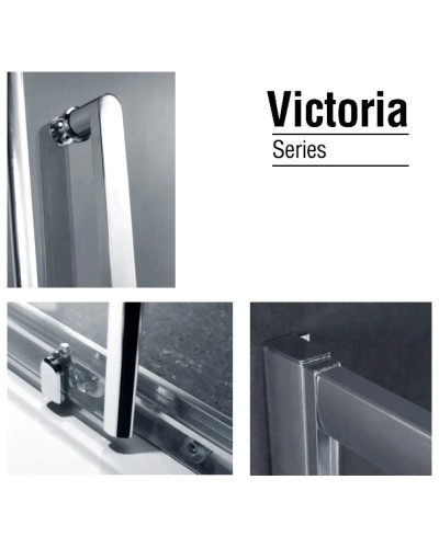 Душевой уголок 140х80 см Gemy Victoria S30191B-A80 прозрачное