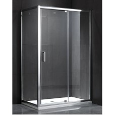 Душевой уголок 120х85 см Gemy Sunny Bay S28191B-A85 прозрачное