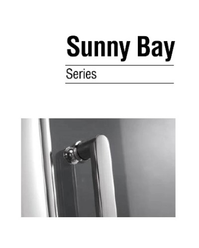 Душевой уголок 70х80 см Gemy Sunny Bay S28130-A80 прозрачное