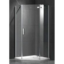 Душевой уголок 80х80 см Gemy Fall Tea S29095 прозрачное
