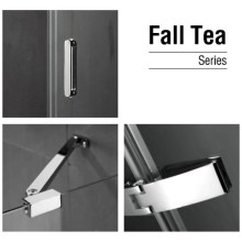 Душевой уголок 80х80 см Gemy Fall Tea S29095 прозрачное