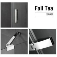 Душевой уголок 100х100 см Gemy Fall Tea S29105 прозрачное