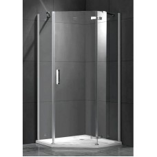 Душевой уголок 100х100 см Gemy Fall Tea S29105 прозрачное