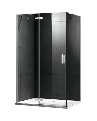 Душевой уголок 120х80 см Gemy Fall Tea S29131 прозрачное