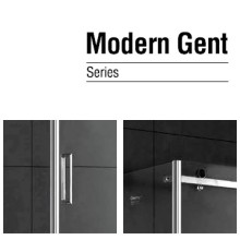 Душевой уголок 150х80 см Gemy Modern Gent S25191B-A6-80 прозрачное