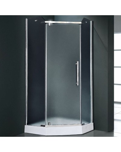 Душевой уголок Royal Bath TR 90х90 RB90TR-C-CH профиль Хром стекло рифленое
