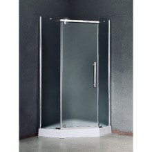 Душевой уголок Royal Bath TR 90х90 RB90TR-C-CH профиль Хром стекло рифленое