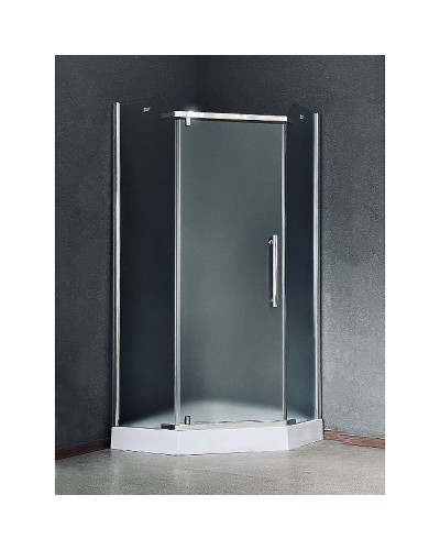 Душевой уголок Royal Bath TR 90х90 RB90TR-C-CH профиль Хром стекло рифленое