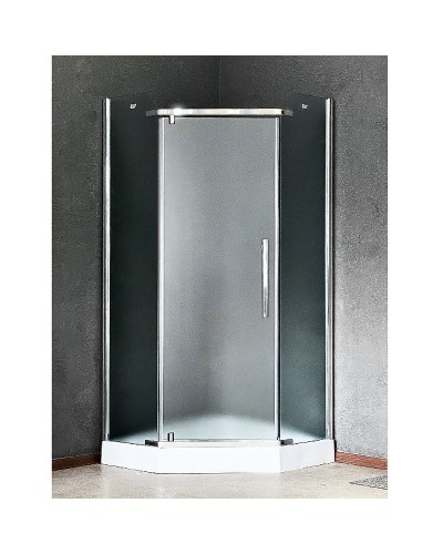 Душевой уголок Royal Bath TR 90х90 RB90TR-C-CH профиль Хром стекло рифленое