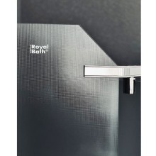 Душевой уголок Royal Bath TR 90х90 RB90TR-C-CH профиль Хром стекло рифленое