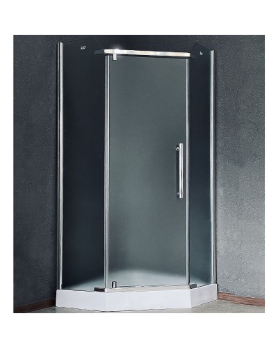 Душевой уголок Royal Bath TR 90х90 RB90TR-C-CH профиль Хром стекло рифленое