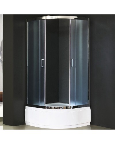 Душевой уголок Royal Bath CK 90х90 RB90СK-C-CH профиль Хром стекло рифленое