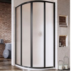 Душевой уголок Ravak Supernova SKCP4-90 90x90 3117O302ZG профиль Черный стекло Grape