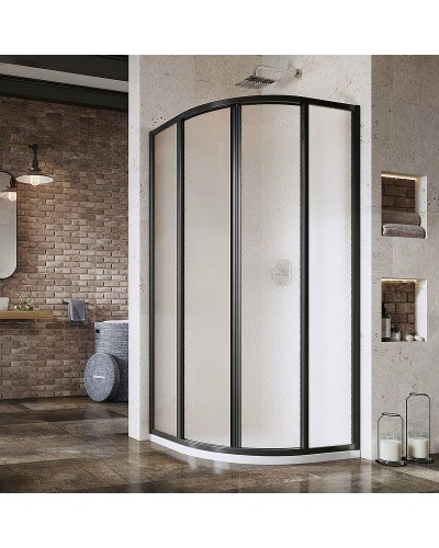 Душевой уголок Ravak Supernova SKCP4-90 90x90 3117O302ZG профиль Черный стекло Grape