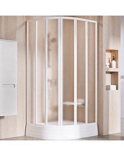 Душевой уголок Ravak Supernova SKKP6-80 80x80 3204O102ZG профиль Белый стекло Grape