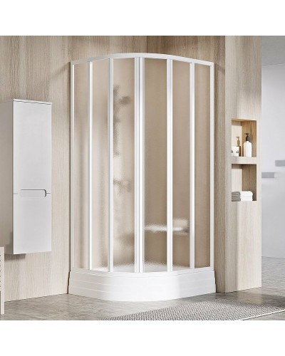 Душевой уголок Ravak Supernova SKKP6-80 80x80 3204O102ZG профиль Белый стекло Grape