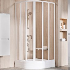 Душевой уголок Ravak Supernova SKKP6-80 80x80 3204O102Z1 профиль Белый стекло Transparent