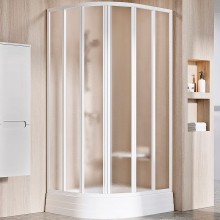 Душевой уголок Ravak Supernova SKKP6-90 90x90 3207O102ZG профиль Белый стекло Grape