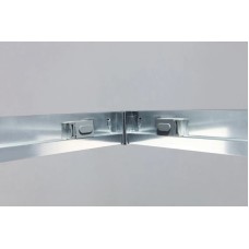 Душевой уголок 100,5х100,5 см Cezares MOMENTO-R-2-100-C-Cr прозрачное