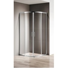 Душевой уголок 100,5х100,5 см Cezares MOMENTO-R-2-100-C-Cr прозрачное